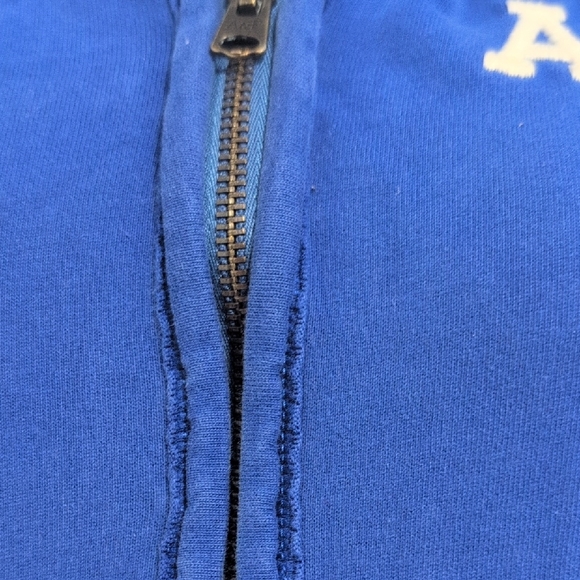 Abercrombie & Fitch Blue Zip-Up Hoodie - Picture 4 of 10